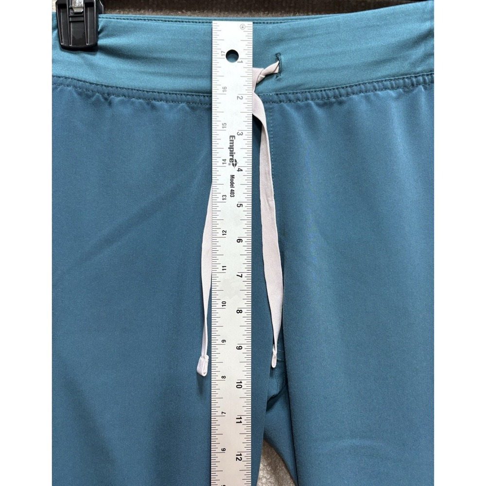 Figs Scrub Pants Women's Small Green Pink Drawstring Waist + Pockets Technical - Picture 4 of 8